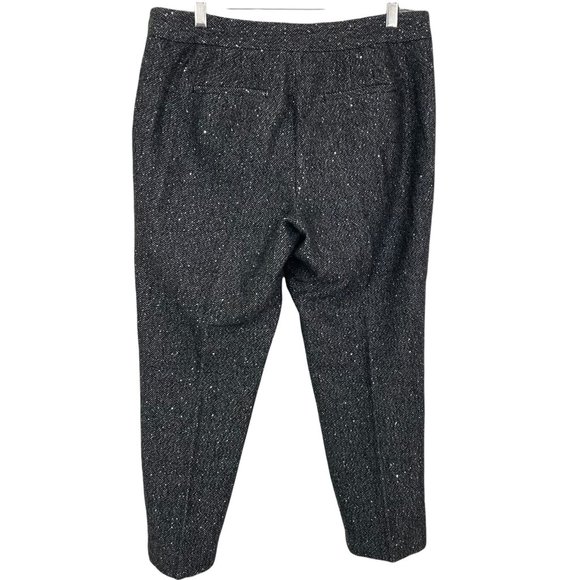 Talbots Petites Pants Wool Tweed Sequined Shimmer Womens Size 10P - Picture 8 of 11
